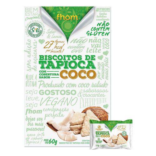 Biscoito de Tapioca com Coco 60g