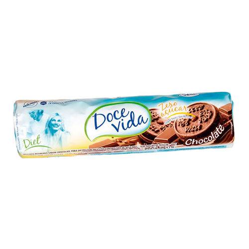Biscoito Diet Recheio de Chocolate 120g - Doce Vida