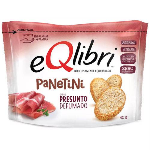 Biscoito Eqlibri Panetini Presunto Defumado 40g - Elma Chips