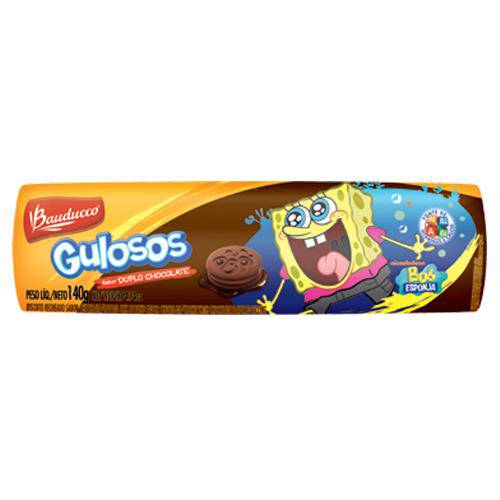 Biscoito Gulosos Duplo Chocolate 140g - Bauducco