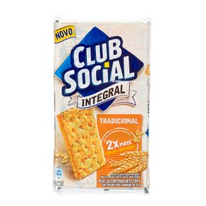 Biscoito Integral Club Social 144g