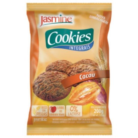 Biscoito Jasmine Integral Cookies Cacau 150g