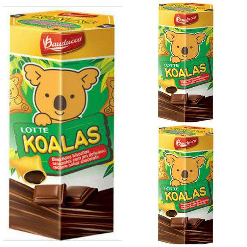 Biscoito Koalas Chocolate 6 Unidades 37g Bauducco