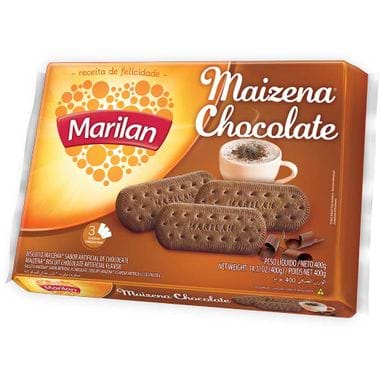 Biscoito Maizena Marilan Chocolate 400g