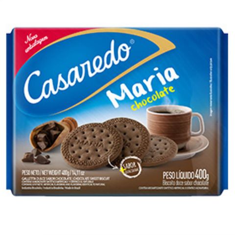 Biscoito Maria Chocolate 400g - Casaredo