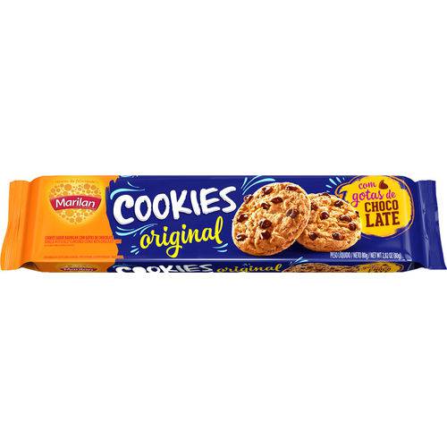 Biscoito Marilan Cookie 80gr Orig Gotas Choc