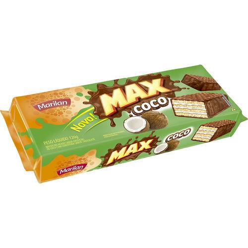 Biscoito Marilan Max 126gr Coco