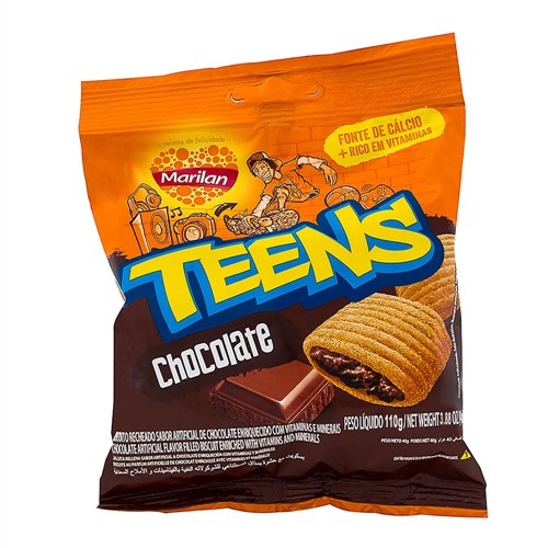 Biscoito Marilan Teens Chocolate com 110g