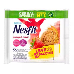 Biscoito Morango e Cereais Nesfit Nestle 88g