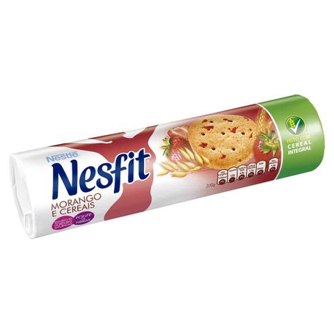 Biscoito Nesfit Morango Cereais 200g - Nestlé