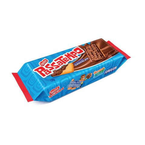 Biscoito Passatempo Recheado Coberto Chocolate 120g - Nestlé