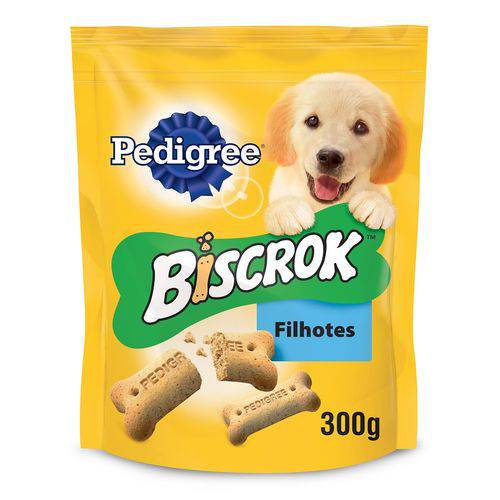 Biscoito Pedigree Biscrok Junior para Cães Filhotes - 300g