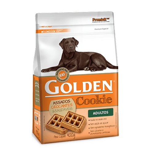 Biscoito Premier Pet Golden Cookie para Cães Adultos 400g