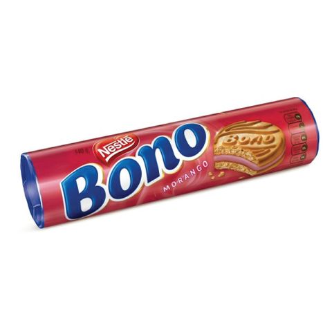 Biscoito Recheado Bono Morango 140g - Nestlé