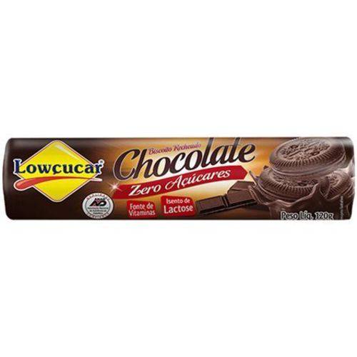 Biscoito Recheado Chocolate Zero Açúcar/lactose 120g Lowcucar