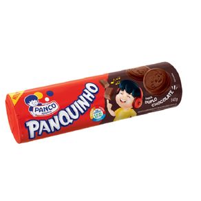 Biscoito Recheado Duplo Chocolate Panquinho Panco 140g