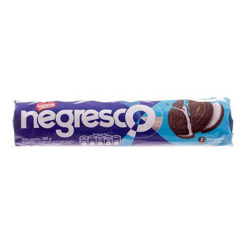 Biscoito Recheado Nestlé Negresco Baunilha e Chocolate 140g