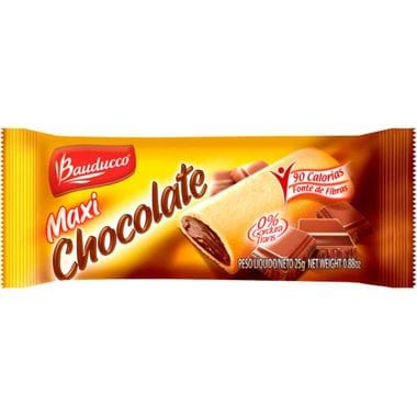 Biscoito Recheado Sabor Chocolate Maxi Bauducco 25g