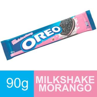 Biscoito Recheado Sabor Milkshake de Morango Oreo 90g