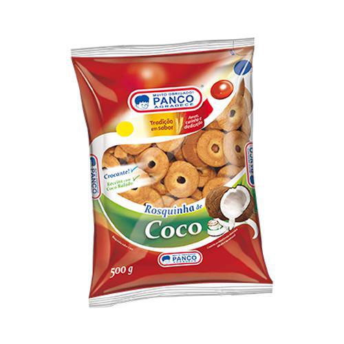 Biscoito Rosca de Coco Tica 500g - Panco