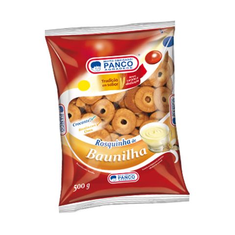 Biscoito Rosquinha Baunilha 500g - Panco