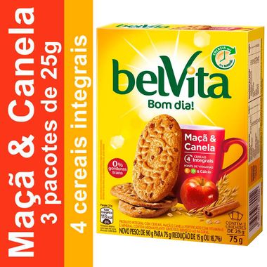 Biscoito Sabor Maçã e Canela Belvita 75g