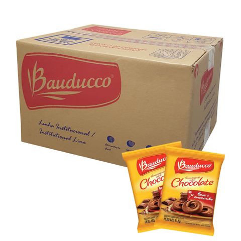 Biscoito Sache Rosca Chocolate C/400 - Bauducco