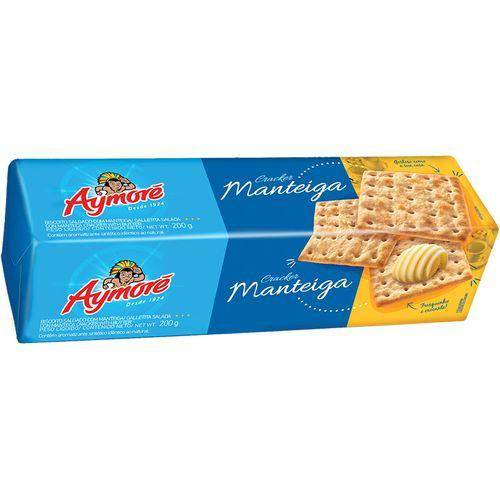 Biscoito Salgado Aymore 200g Pc Manteiga Cracker
