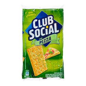 Biscoito Salgado Sabor Pizza Club Social 141g