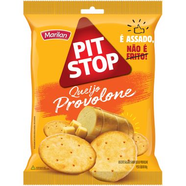 Biscoito Salgado Snack Provolone Pit Stop Marilan 80g