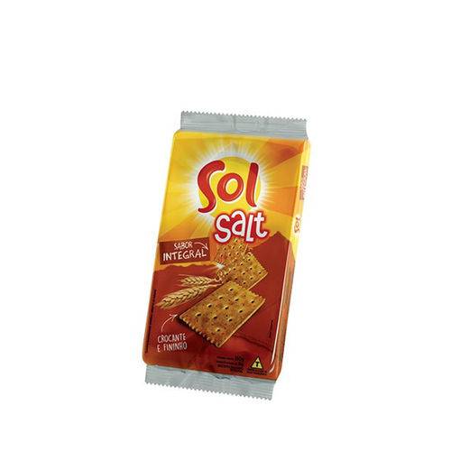 Biscoito Salt Integral 150g - Sol