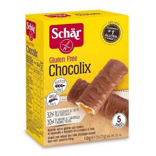 Biscoito Sem Glúten Chocolix com Caramelo e Chocolate - Schar