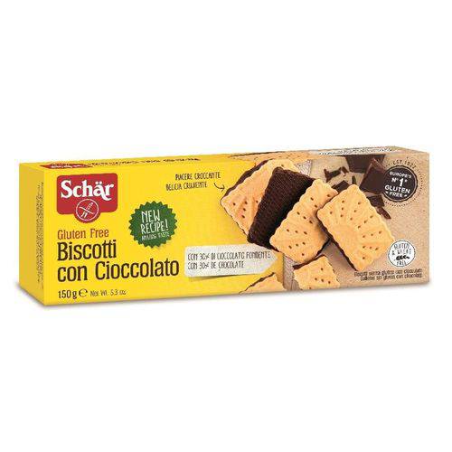 Biscoito Sem Glúten com Chocolate - Schar