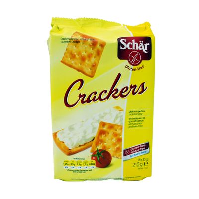 Biscoito Tipo Cream Cracker S/ Glúten S/ Lactose 210 G - Schar