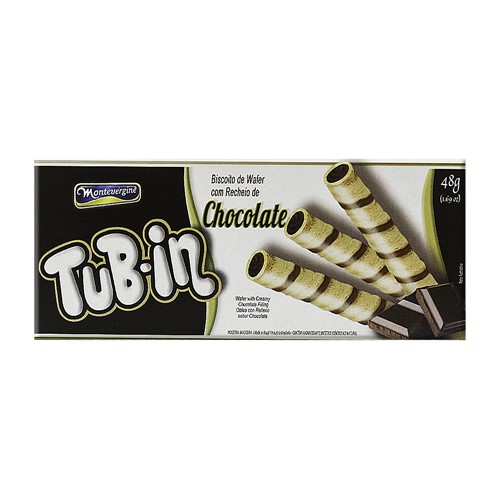 Biscoito Tub-in Montevérgine Chocolate 48g