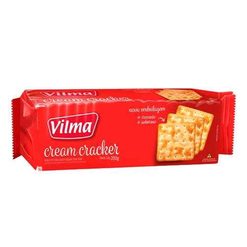 Biscoito Vilma Cream Cracker 200g