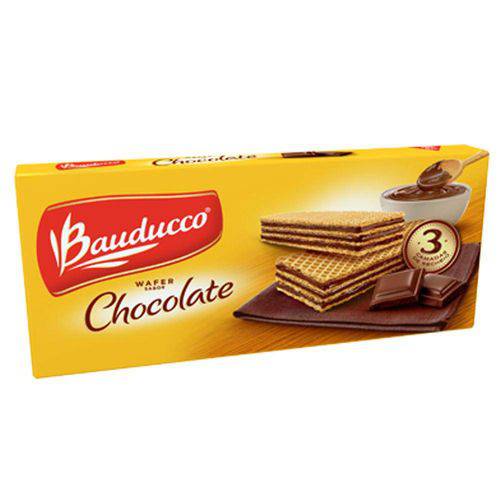 Biscoito Wafer Chocolate 140g - Bauducco