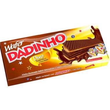 Biscoito Wafer Duo Dadinho 130g