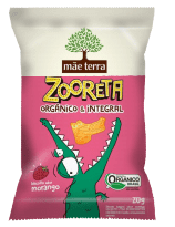 Biscoito Zooreta Morango 20g - Mãe Terra