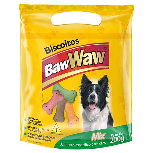 Biscoitos para Cães Mix 200g - Baw Waw