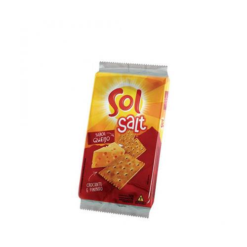 Biscoitos Salt Sabor Queijo 150g - Sol