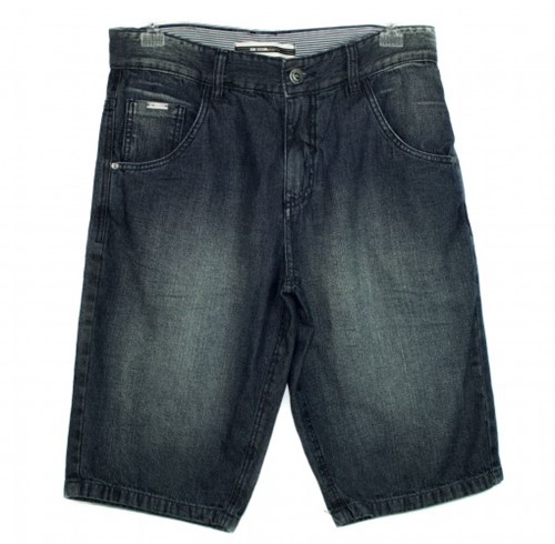 Bizz Store - Bermuda Jeans Masculina Code Escura Casual 210101065