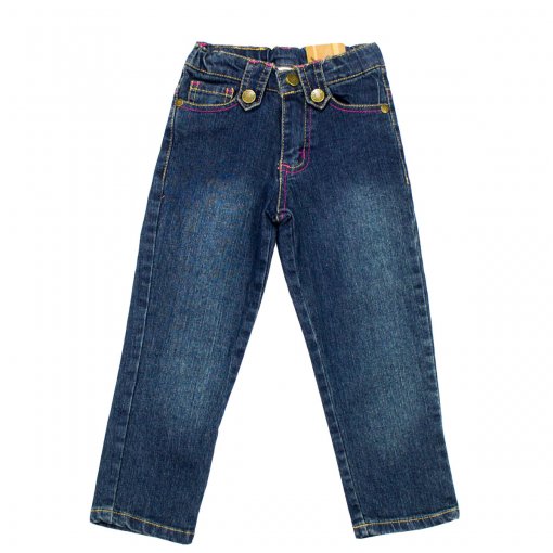 Bizz Store - Calça Jeans Infantil Menina Tip Top com Bordado