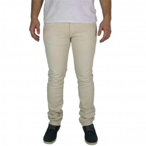 Bizz Store - Calça Jeans Masculina Acostamento Bege 67113030