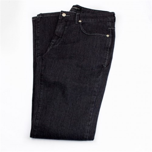 Bizz Store - Calça Jeans Masculina Acostamento Preta