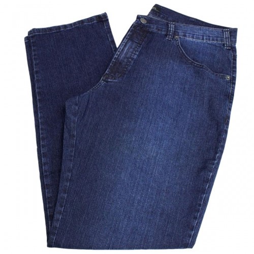 Bizz Store - Calça Jeans Masculina Pierre Cardin New Fit Azul