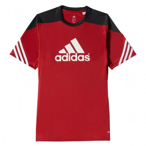 Bizz Store - Camiseta Masculina Adidas Treino Sere 14 Vermelho