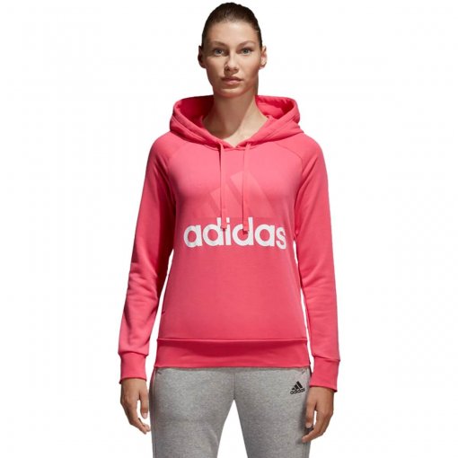 Bizz Store - Moletom Feminino Adidas Essentials Linear com Capuz