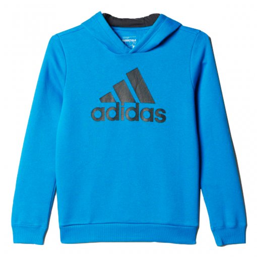 Bizz Store - Moletom Infantil Masculino Adidas YB Ess Logo Azul