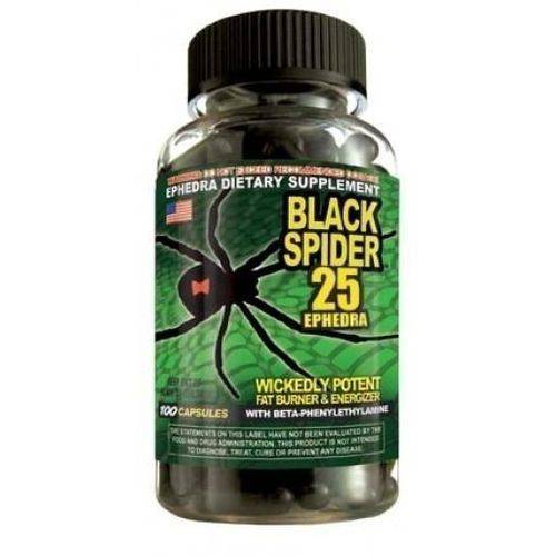 Black Spider 25 (100 Cápsulas) - Cloma Pharma